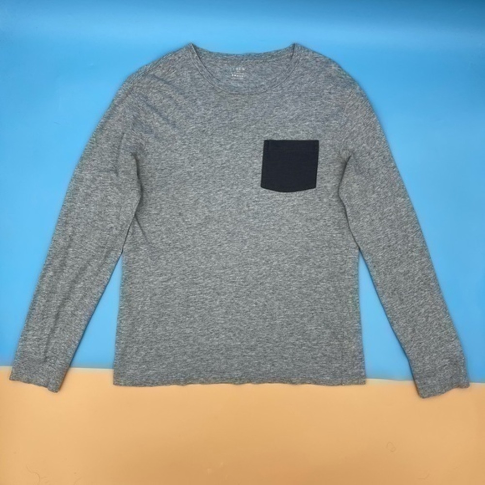 J.CREW Pocket Long-Sleeve Tee